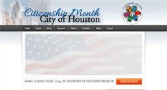 Desktop Screenshot of citizenshipmonth.org